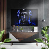 Revenge in His Eyes Brushed Aluminum Dibond Wall Art.